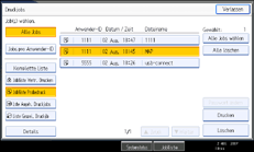 Abbildung Bedienfeldanzeige