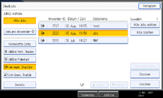 Abbildung Bedienfeldanzeige