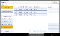 Abbildung Bedienfeldanzeige