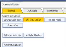 Abbildung Bedienfeld-Display