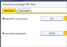 Abbildung Bedienfeld-Display