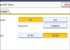 Abbildung Bedienfeld-Display