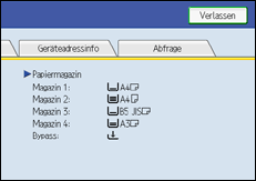 Abbildung Bedienfeldanzeige 