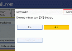 Abbildung Bedienfeld-Display