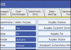 Abbildung Bedienfeld-Display