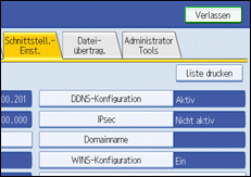 Abbildung Bedienfeld-Display