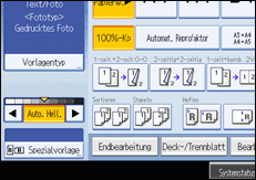 Abbildung Bedienfeld-Display