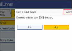 Abbildung Bedienfeld-Display