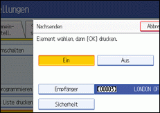 Abbildung Bedienfeld-Display