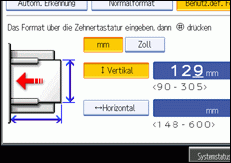 Abbildung Bedienfeld-Display