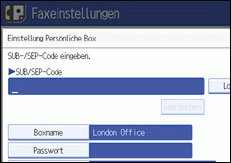Abbildung Bedienfeld-Display