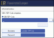 Abbildung Bedienfeld-Display