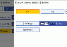 Abbildung Bedienfeld-Display