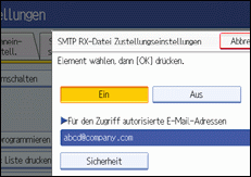 Abbildung Bedienfeld-Display