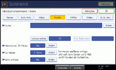 Abbildung Bedienfeld-Display