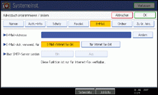 Abbildung Bedienfeld-Display
