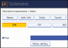 Abbildung Bedienfeld-Display