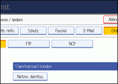 Abbildung Bedienfeld-Display