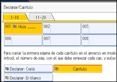 Ilustración de la pantalla del panel de mandos