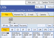 Ilustración del panel de operaciones
