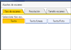 Ilustración del panel de operaciones