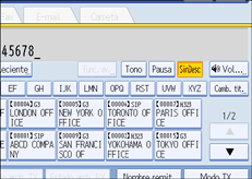 Ilustración del panel de operaciones
