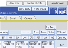 Ilustración del panel de operaciones