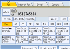 Ilustración del panel de operaciones