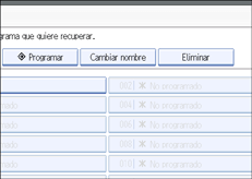 Ilustración del panel de operaciones