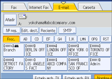 Ilustración del panel de operaciones