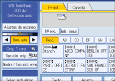 Ilustración del panel de operaciones