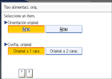 Ilustración del panel de operaciones