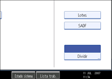 Ilustración del panel de operaciones