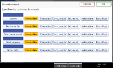 Ilustración del panel de operaciones