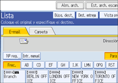 Ilustración del panel de operaciones