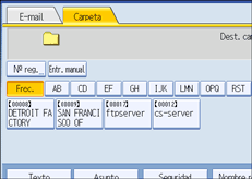Ilustración del panel de operaciones