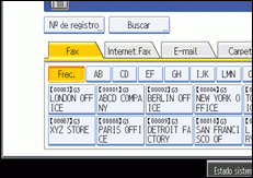 Ilustración del panel de operaciones