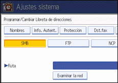 Ilustración del panel de operaciones
