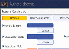 Ilustración del panel de operaciones