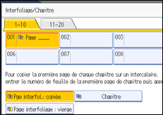 Illustration de l'&eacute;cran du panneau de commande.