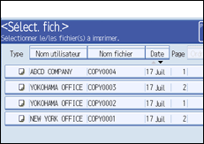 Illustration de l'&eacute;cran du panneau de commande.