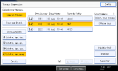 Illustration du panneau de commande