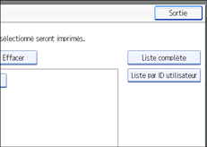 Illustration du panneau de commande