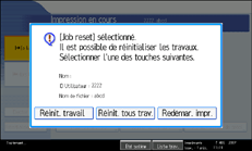 Illustration du panneau de commande