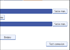 Illustration de l'écran du panneau de commande