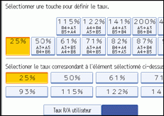 Illustration de l'écran du panneau de commande