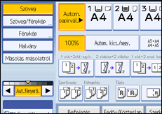 A kezel�panel k&eacute;perny�j&eacute;nek bemutat&aacute;sa