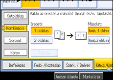 A kezel�panel k&eacute;perny�j&eacute;nek bemutat&aacute;sa