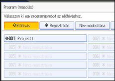 A kezel�panel k&eacute;perny�j&eacute;nek bemutat&aacute;sa
