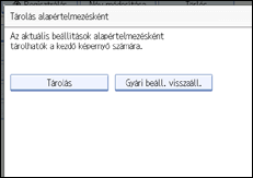 A kezel�panel k&eacute;perny�j&eacute;nek bemutat&aacute;sa
